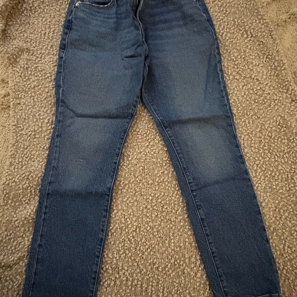 Good American Dark Blue Ankle Jeans